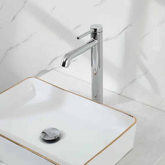 Высокий смеситель для накладной раковины в ванну Gappo G1006-2