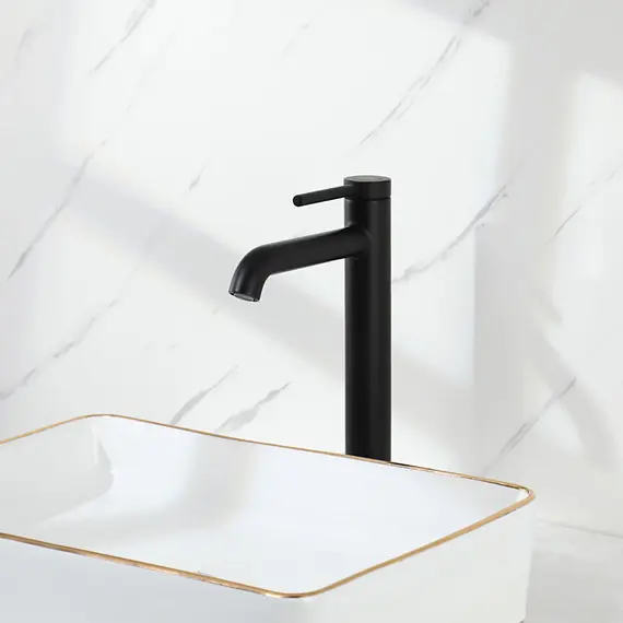 Высокий смеситель для накладной раковины в ванну Gappo G1006-26, изображение 20