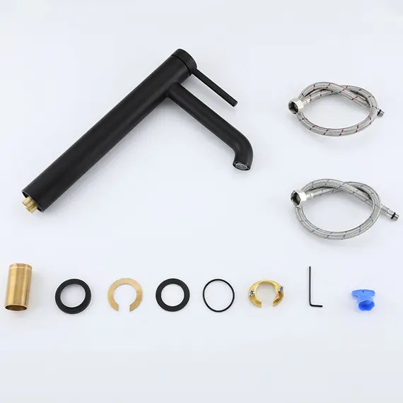 Высокий смеситель для накладной раковины в ванну Gappo G1006-26, изображение 13