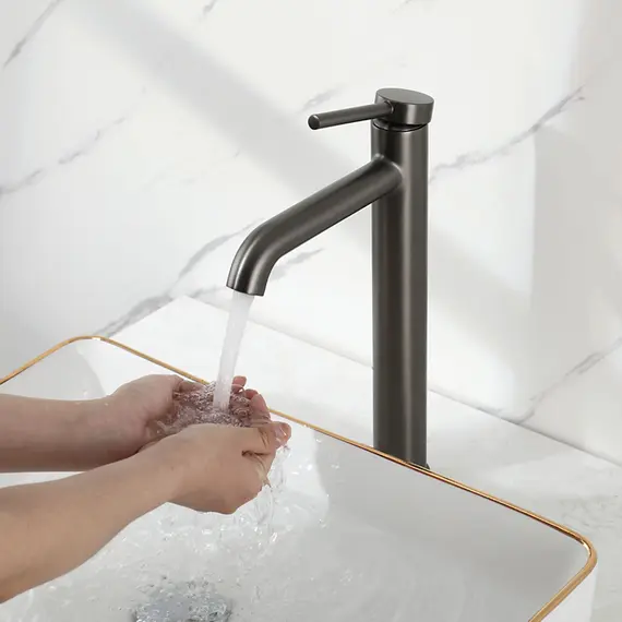 Высокий смеситель для накладной раковины в ванну Gappo G1006-29, изображение 12