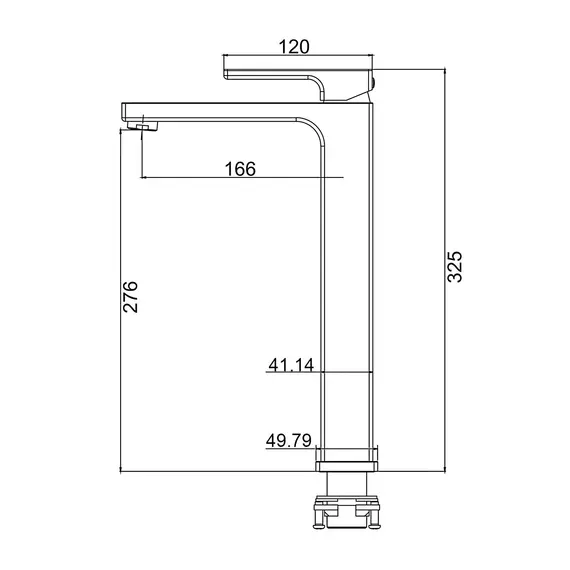 Высокий смеситель для накладной раковины в ванну Gappo G1017-92, изображение 2
