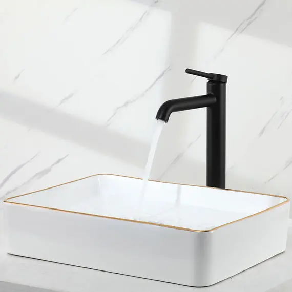 Высокий смеситель для накладной раковины в ванну Gappo G1006-26, изображение 6