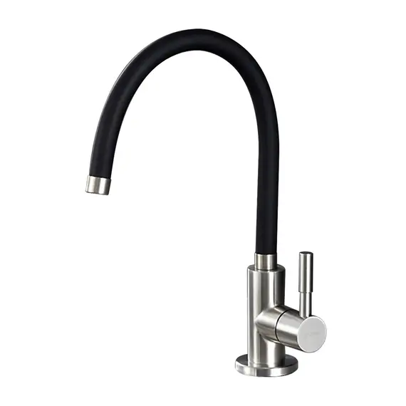 Смеситель моно для кухни с гибким изливом с подключением фильтра питьевой воды Gappo G1052-95 Смеситель моно для кухни с гибким изливом с подключением фильтра питьевой воды Gappo G1052-95