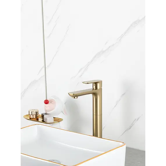 Высокий смеситель для накладной раковины в ванну Gappo G1048-32, изображение 16