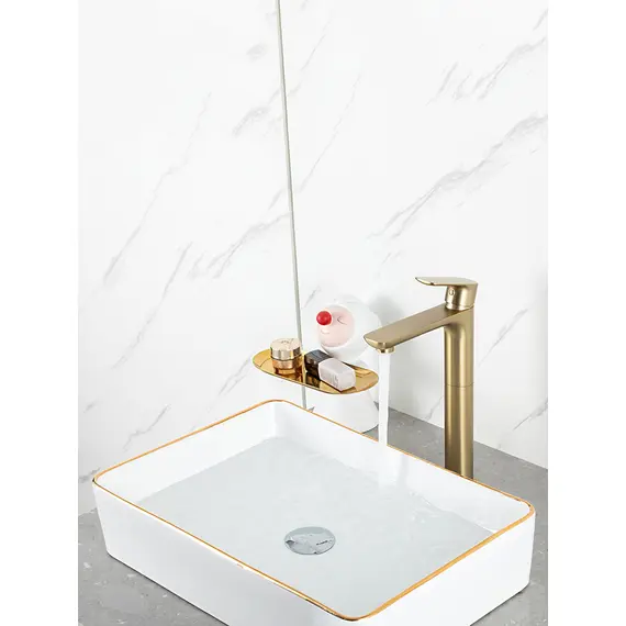 Высокий смеситель для накладной раковины в ванну Gappo G1048-32, изображение 13