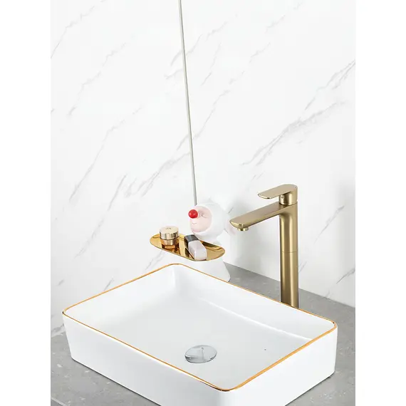 Высокий смеситель для накладной раковины в ванну Gappo G1048-32, изображение 23