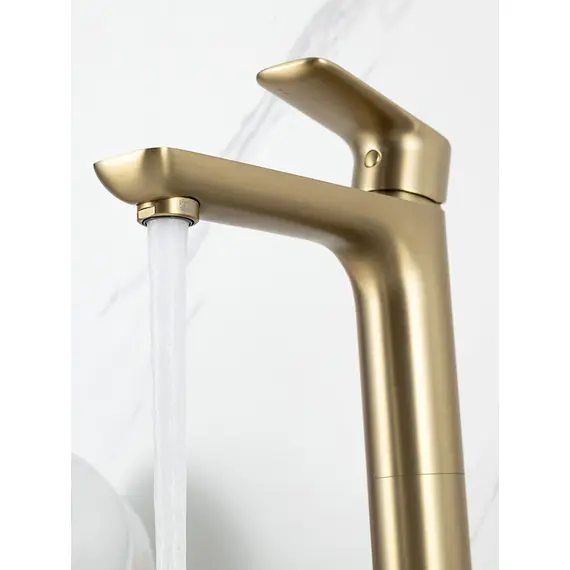 Высокий смеситель для накладной раковины в ванну Gappo G1048-32, изображение 22