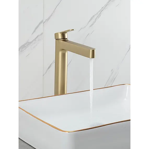 Высокий смеситель для накладной раковины в ванну Gappo G1099-83, изображение 6