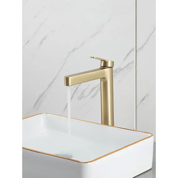 Высокий смеситель для накладной раковины в ванну Gappo G1099-83, изображение 8