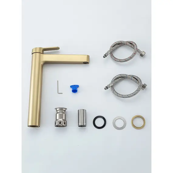 Высокий смеситель для накладной раковины в ванну Gappo G1099-83, изображение 13