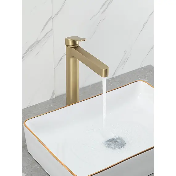 Высокий смеситель для накладной раковины в ванну Gappo G1099-83, изображение 5