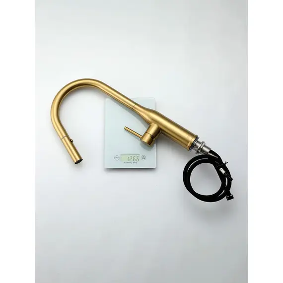 Однорычажный смеситель для кухни с выдвижной лейкой Gappo G4398-43, изображение 14