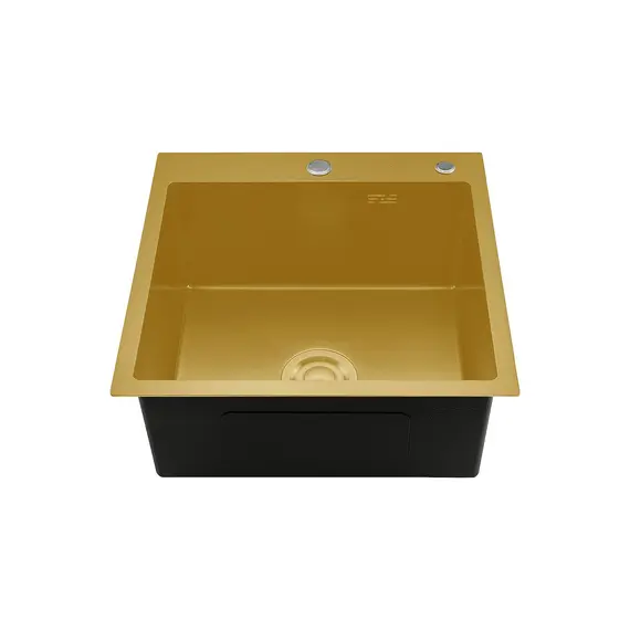 Мойка для кухни с коландером из нержавеющей стали Gappo GS5050-3, изображение 5