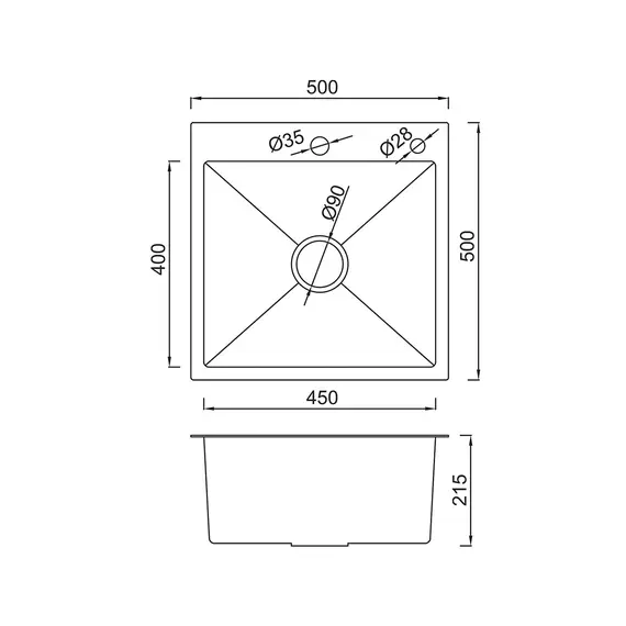 Мойка для кухни с коландером из нержавеющей стали Gappo GS5050-3 Мойка для кухни с коландером из нержавеющей стали Gappo GS5050-3