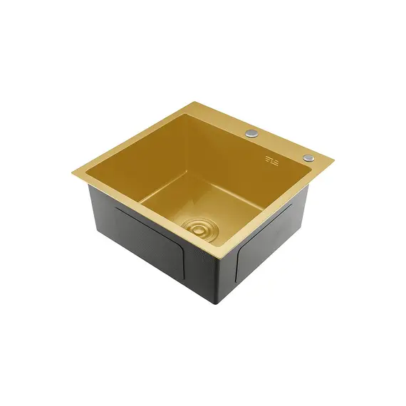 Мойка для кухни с коландером из нержавеющей стали Gappo GS5050-3, изображение 8