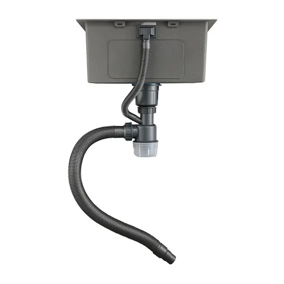 Мойка для кухни с коландером из нержавеющей стали Gappo GS5050-3, изображение 6