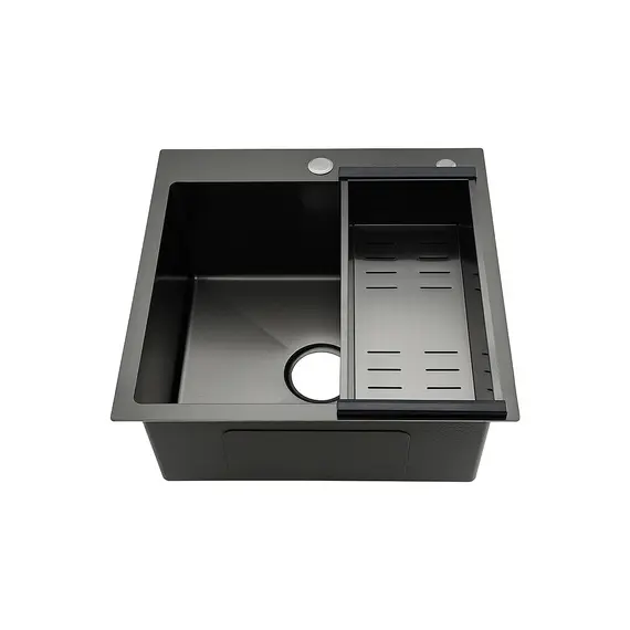 Мойка для кухни с коландером из нержавеющей стали Gappo GS5050-6, изображение 8