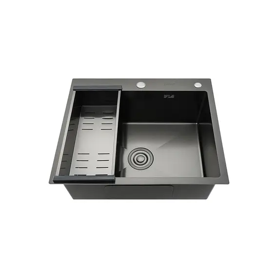 Мойка для кухни с коландером из нержавеющей стали Gappo GS6050-6, изображение 4