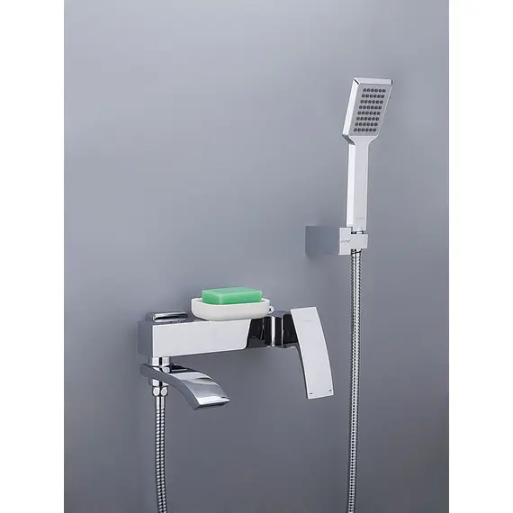 Смеситель для ванны с коротким изливом и душем Gappo G3207, изображение 6