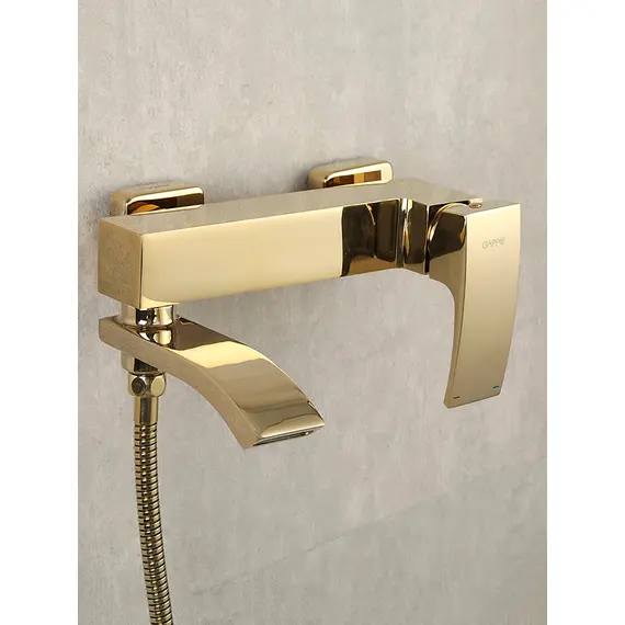 Смеситель для ванны с коротким изливом и душем Gappo G3207-3, изображение 6