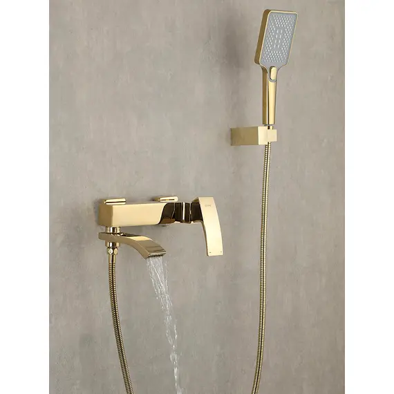 Смеситель для ванны с коротким изливом и душем Gappo G3207-3, изображение 4