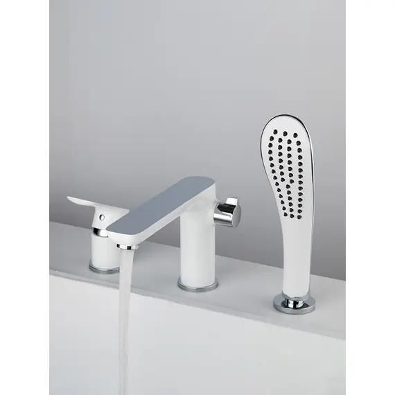 Встраиваемый смеситель на борт ванны с душем Gappo G1148, изображение 6