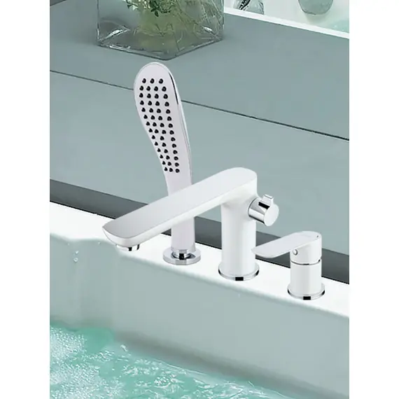 Встраиваемый смеситель на борт ванны с душем Gappo G1148, изображение 5