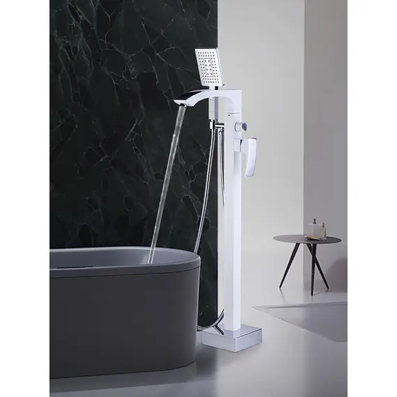 Напольный смеситель для ванны с душем Gappo G3007-8, изображение 15