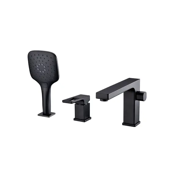 Встраиваемый смеситель на борт ванны с душем Gappo G1117-6, изображение 18