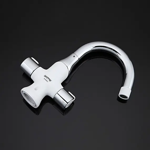 Смеситель для раковины в ванну двухвентильный Gappo G1049, изображение 6