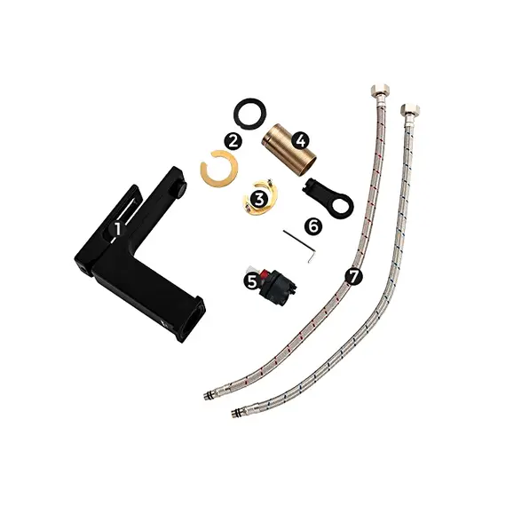 Смеситель для раковины умывальника в ванну / ванную Gappo G1017-6, изображение 2