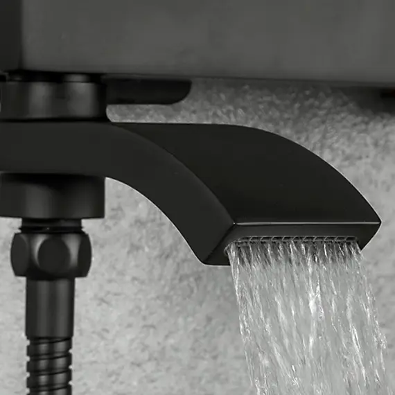 Смеситель для ванны с коротким изливом и душем Gappo G3207-6