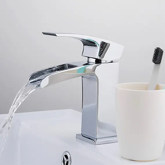 Смеситель для раковины умывальника в ванну / ванную Gappo G1007-20, изображение 10