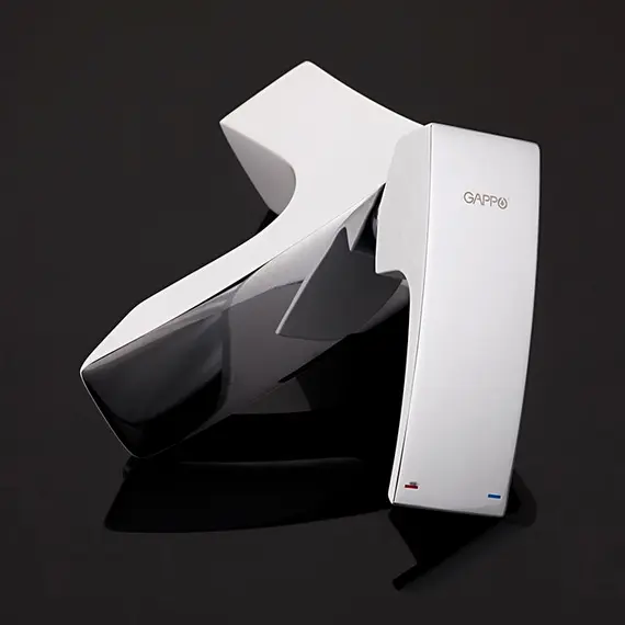 Смеситель для раковины умывальника в ванну / ванную Gappo G1007-7, изображение 3