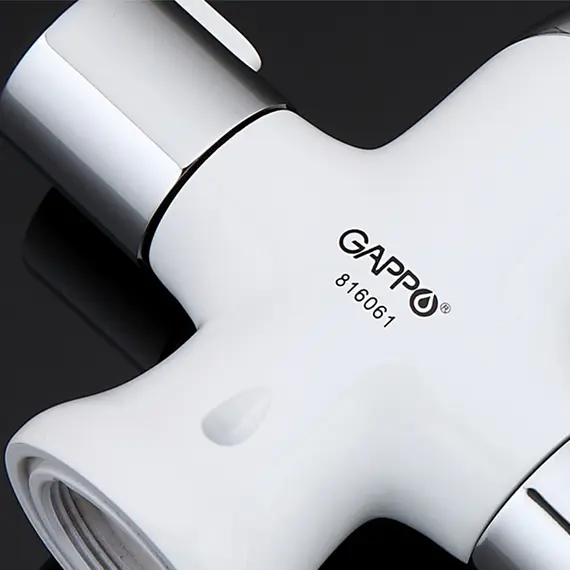 Смеситель для раковины в ванну двухвентильный Gappo G1049, изображение 2