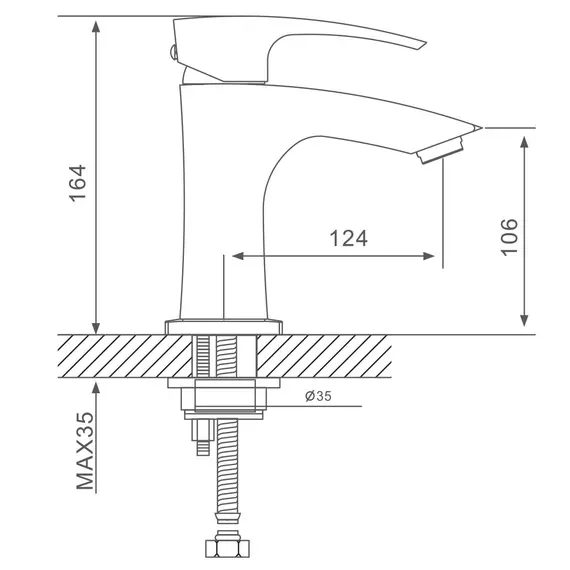 Смеситель для раковины в ванну с гигиеническим душем Gappo G1207 Смеситель для раковины в ванну с гигиеническим душем Gappo G1207