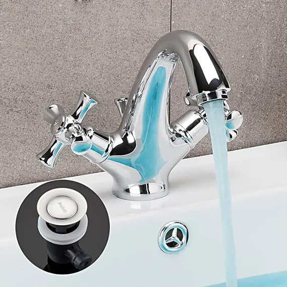 Смеситель для раковины в ванну двухвентильный Gappo G1042 Смеситель для раковины в ванну двухвентильный Gappo G1042