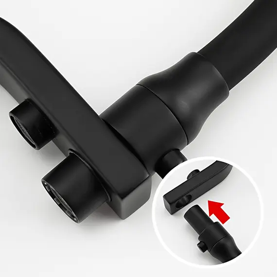 Смеситель для кухни гибкий излив с фильтром для воды Gappo G4317-6, изображение 4