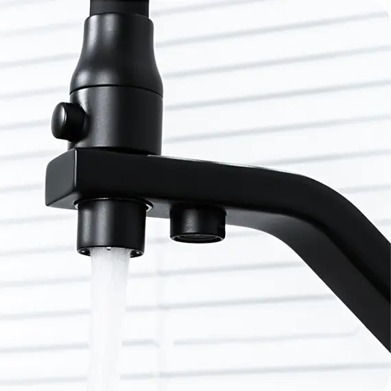 Смеситель для кухни гибкий излив с фильтром для воды Gappo G4317-6