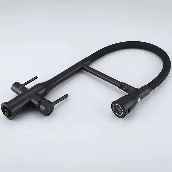 Смеситель для кухни с гибким изливом и фильтром Gappo G4399-76, изображение 2