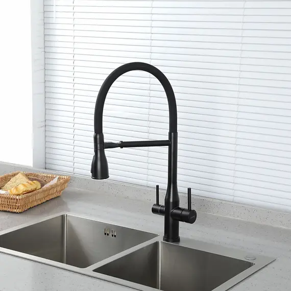 Смеситель для кухни с гибким изливом и фильтром Gappo G4399-76, изображение 9