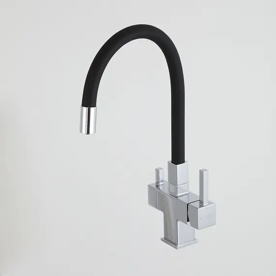 Смеситель для кухни гибкий излив с фильтром для воды Gappo G4395-30, изображение 13