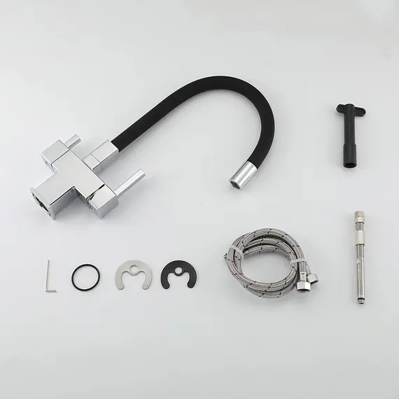 Смеситель для кухни гибкий излив с фильтром для воды Gappo G4395-30