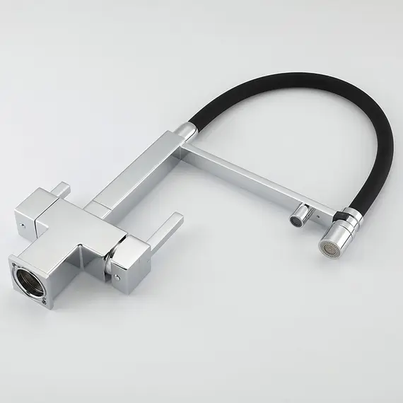 Смеситель для кухни гибкий излив с фильтром для воды Gappo G4395-50, изображение 4