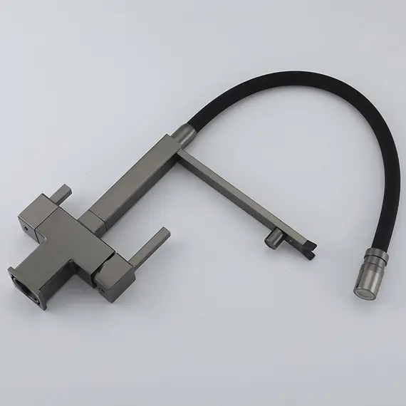 Смеситель для кухни гибкий излив с фильтром для воды Gappo G4395-59, изображение 7