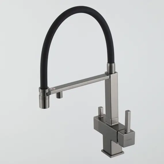 Смеситель для кухни гибкий излив с фильтром для воды Gappo G4395-59, изображение 13