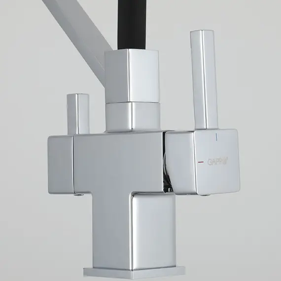 Смеситель для кухни гибкий излив с фильтром для воды Gappo G4395-60, изображение 9