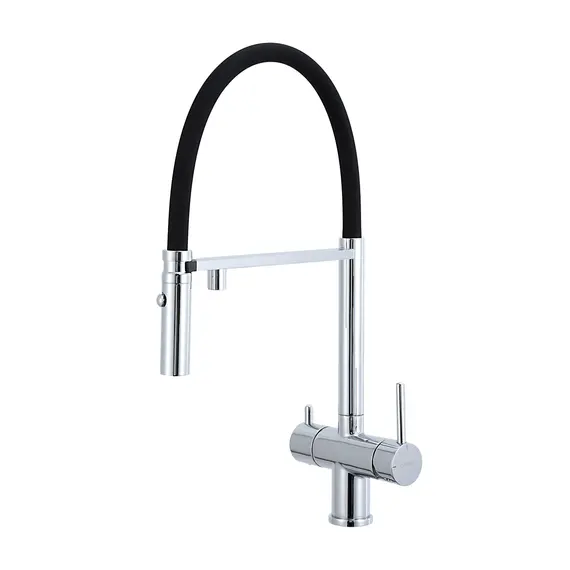 Смеситель для кухни гибкий излив с фильтром для воды Gappo G4397-80, изображение 15