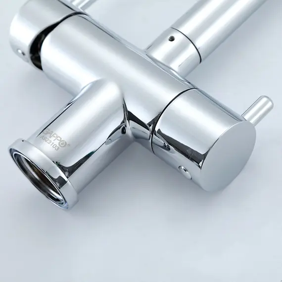 Смеситель для кухни гибкий излив с фильтром для воды Gappo G4397-80, изображение 6