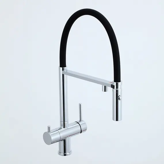 Смеситель для кухни гибкий излив с фильтром для воды Gappo G4397-80, изображение 2